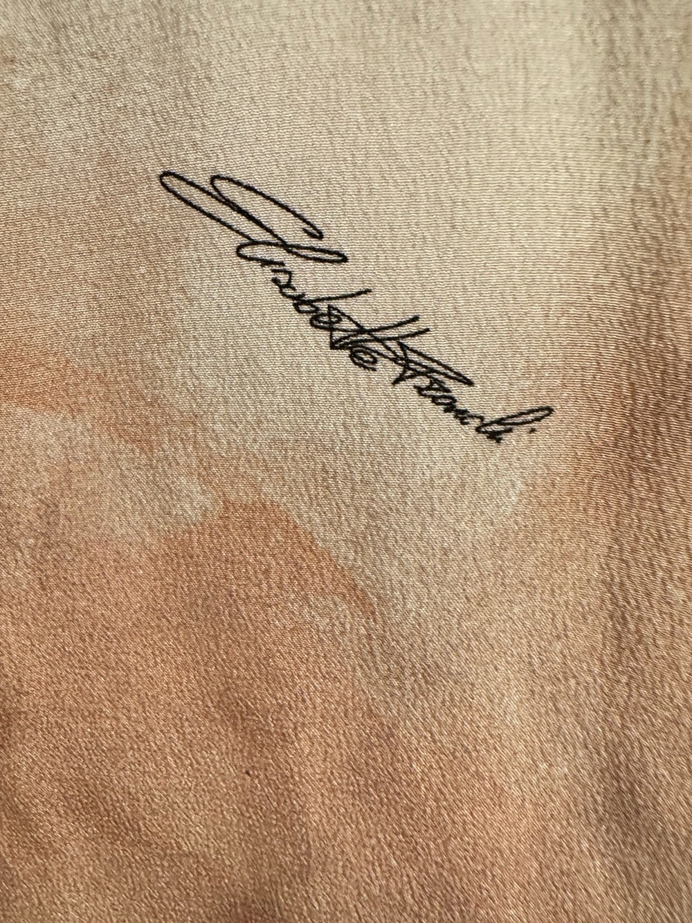 ELISABETTA FRANCHI | 100% Silk Blouse- Elegant Chic Luxury Neutral-Made In Italy - Picture 7 of 15